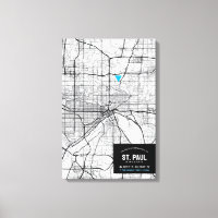 Saint Paul City Map + Mark Your Location
