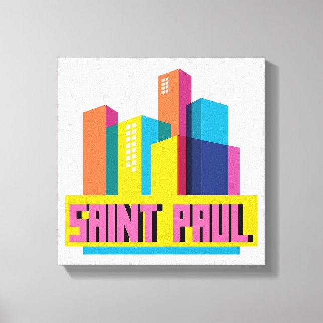 Saint Paul in Design Canvas Print (Front)