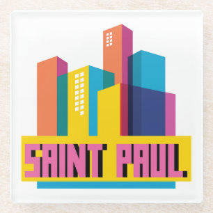 Saint Paul in Design Glass Coaster