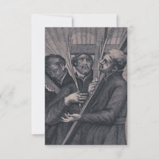 Saint Paul Miki Japanese Ink Holy Card