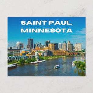 Saint Paul Minnesota Carte postale Souvenir
