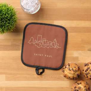 Saint Paul, Minnesota Skyline Pot Holder