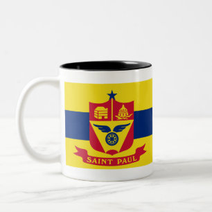Saint Paul Minnesota Two-Tone Coffee Mug