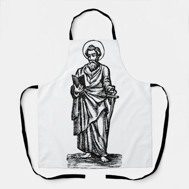 Saint Paul Sword of the Spirit Art Apron (Front)