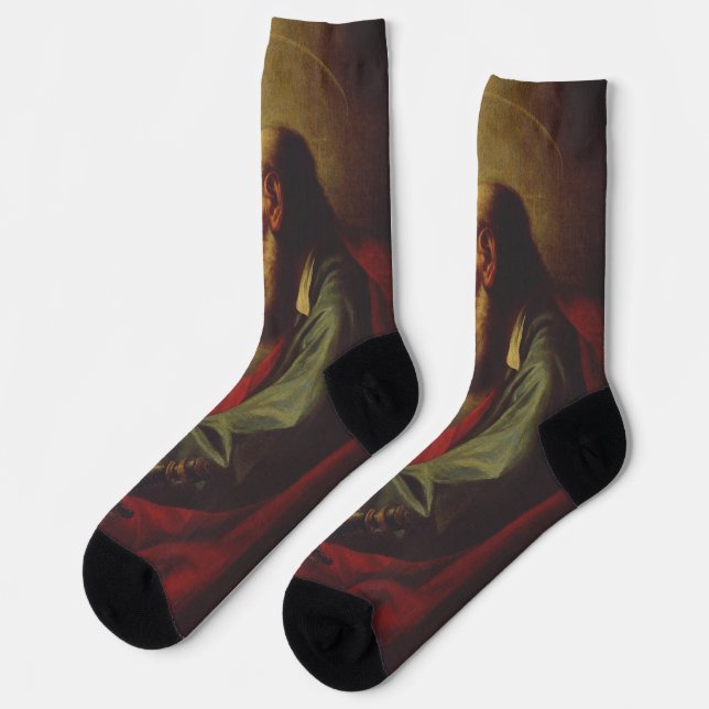 Saint Paul the Apostle by Guercino  Socks (Left)