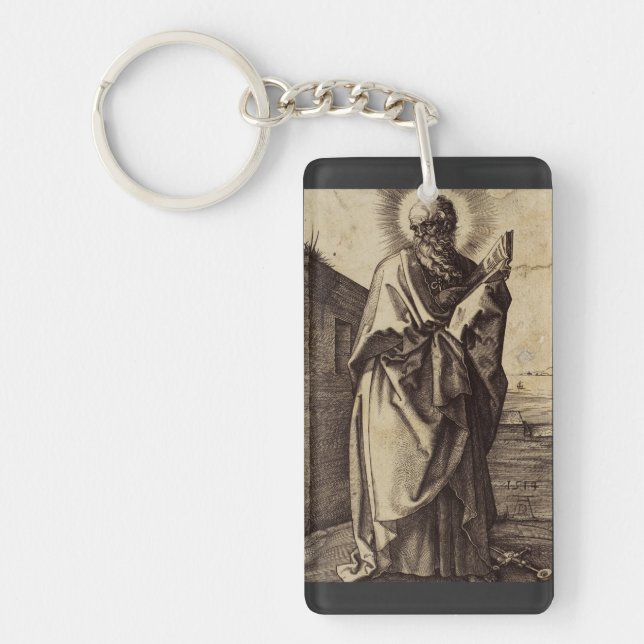 Saint Paul the Apostle Teacher of Nations Art Keychain (Front)