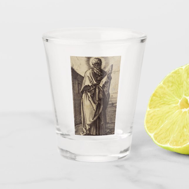 Saint Paul the Apostle Teacher of Nations Art Shot Glass (Front)