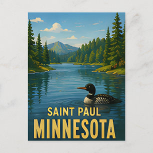 Saint Paul United States Local History Landmarks Postcard