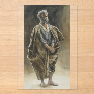 Saint Peter Apostle by James Tissot  Acrylic Invitations