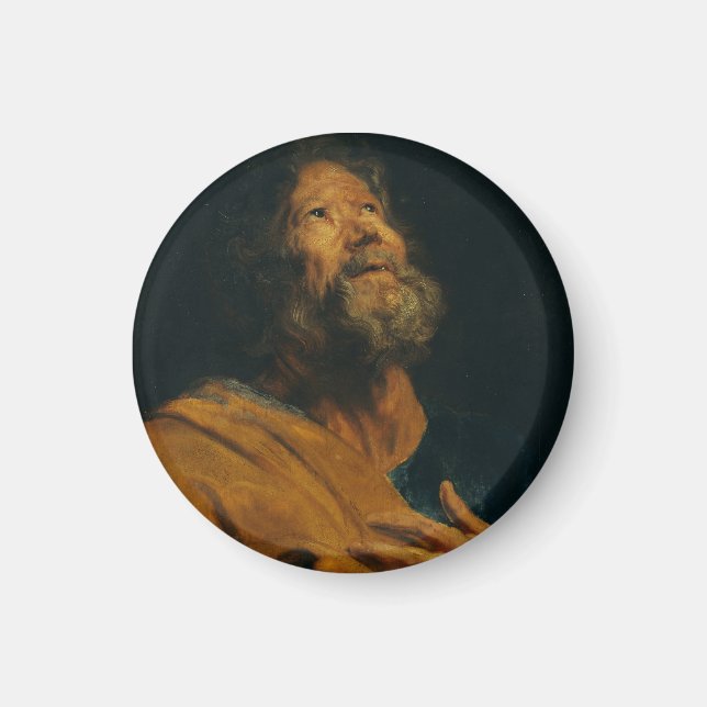 Saint Peter by Antoon van Dyck Magnet (Front)