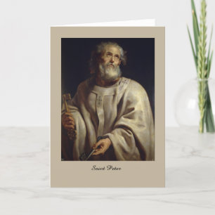 Saint Peter by Peter Paul Rubens, Greeting Card