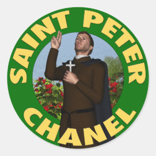 Saint Peter Chanel Classic Round Sticker