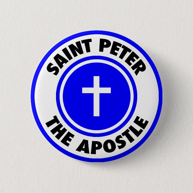 Saint Peter the Apostle 2 Inch Round Button (Front)
