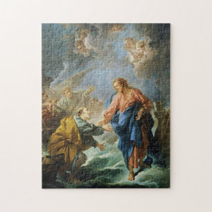 Saint Peter Walk on Water by Francois Boucher Jigsaw Puzzle