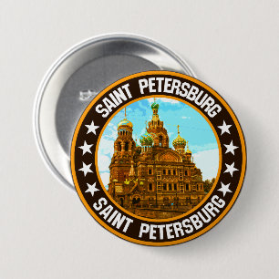 Saint Petersburg                                   3 Inch Round Button