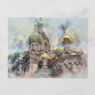 Saint Petersburg Cathedral, Russia Postcard