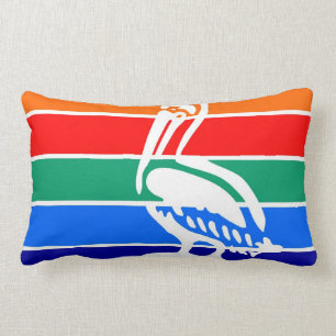 Saint Petersburg city flag  Florida America Lumbar Pillow