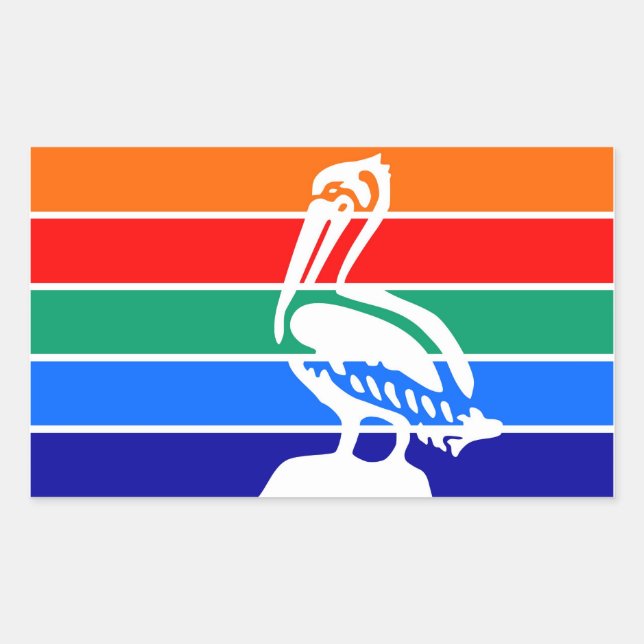 Saint Petersburg city flag  Florida America Sticker (Front)