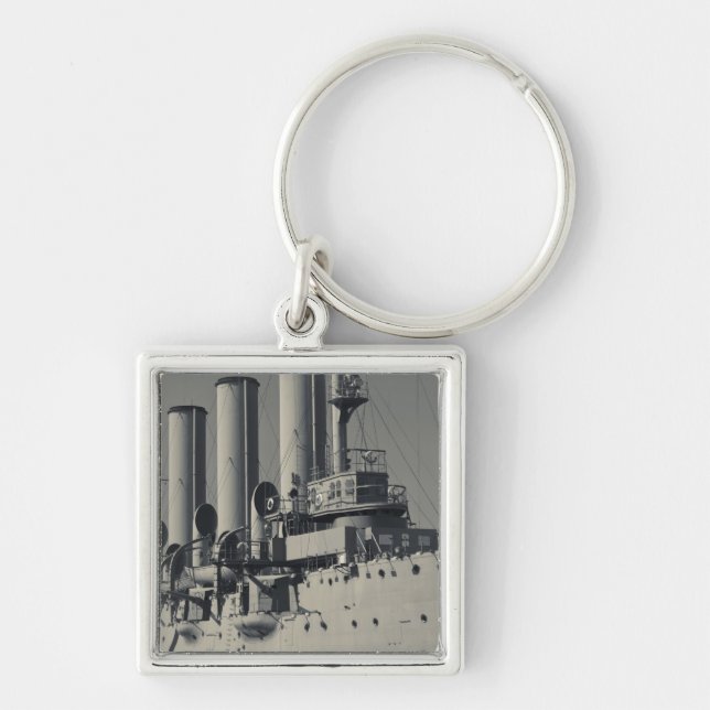 Saint Petersburg, Cruiser Aurora Keychain (Front)