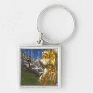 Saint Petersburg, Grand Cascade fountains 2 Keychain