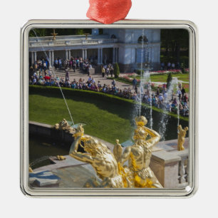 Saint Petersburg, Grand Cascade fountains Metal Ornament