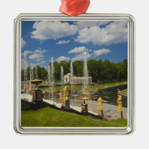 Saint Petersburg, Grand Cascade fountains Metal Ornament