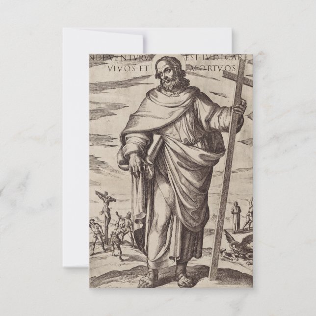 Saint Philip The Apostle Prayer Card (Front)