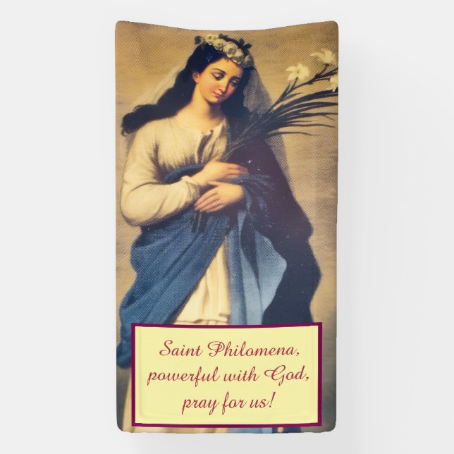 Saint Philomena  Banner (Vertical)