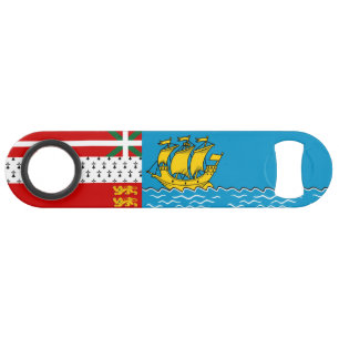 Saint Pierre and Miquelon Flag Bar Key