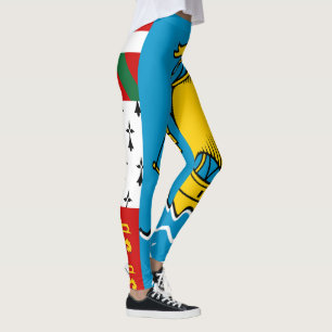 Saint Pierre and Miquelon Flag Leggings