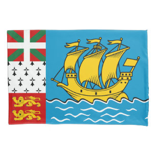 Saint Pierre and Miquelon Flag Pillowcase