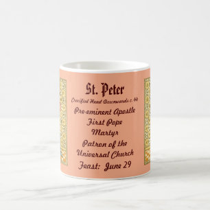 Saint Pierre l'Apôtre (RLS 14) Café Mug 2a