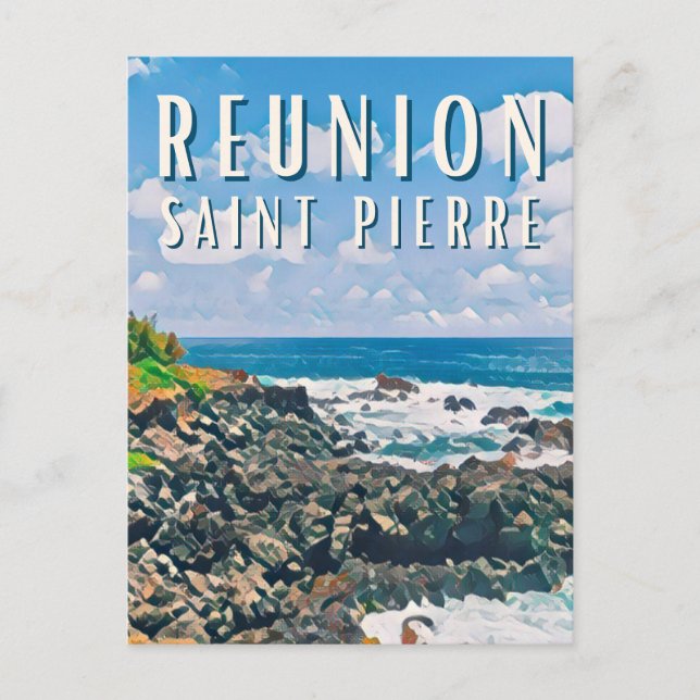 Saint-Pierre Photo Vintage Postcard (Front)