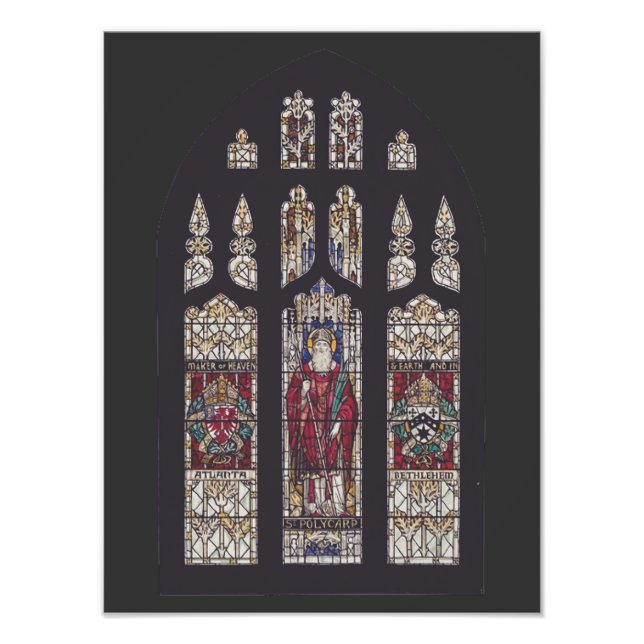 Saint Polycarp Bishop of Smyrna Photo Print (Front)