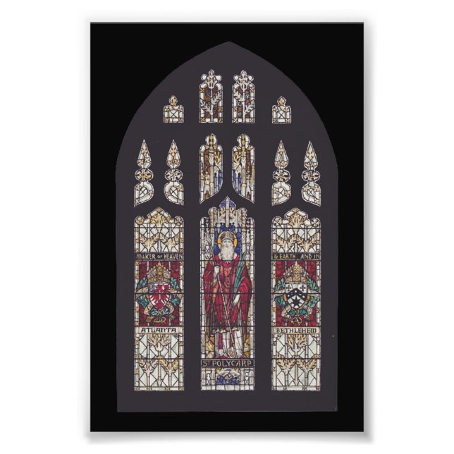 Saint Polycarp Bishop of Smyrna Photo Print (Front)