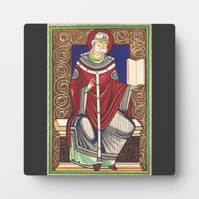  Saint Pope Gregory the Great Plaque (Front)