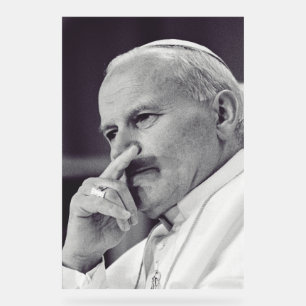 Saint Pope John Paul II Acrylic Sign