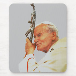Saint Pope John Paul II Mouse Pad