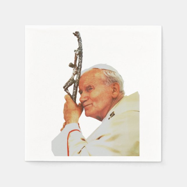 Saint Pope John Paul II  Napkin (Front)