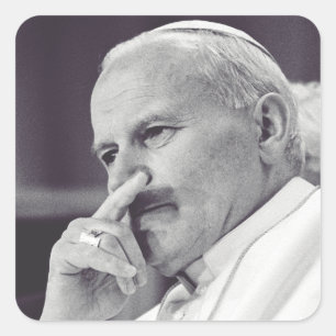 Saint Pope John Paul II  Square Sticker