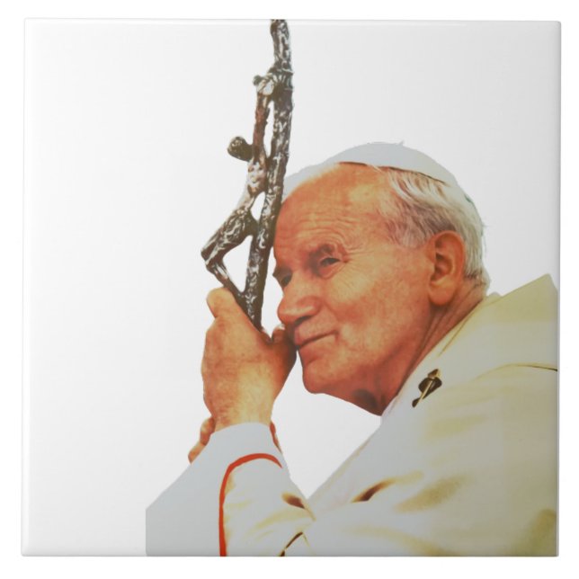 Saint Pope John Paul II Tile (Front)