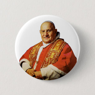 Saint Pope John XXIII head of the Catholic Church 2 Inch Round Button