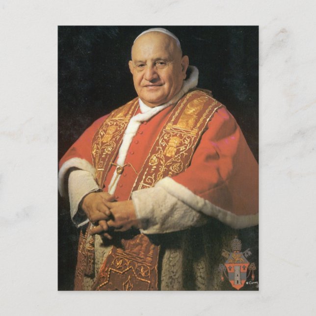 Saint Pope John XXIII Postcard (Front)