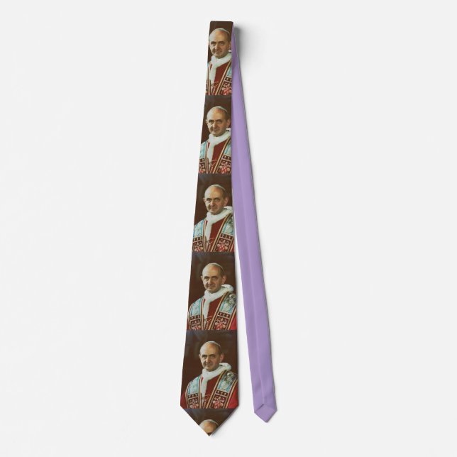 Saint Pope Paul VI Bishop of Rome  Tie (Front)