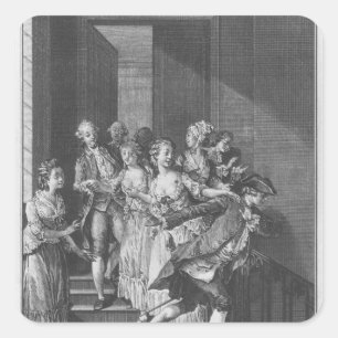 Saint-Preux escaping, volume I Square Sticker