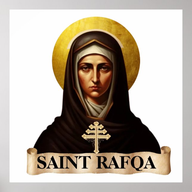 Saint Rafqa, Nun maronite, Poster de 40 po x 40 po (Devant)