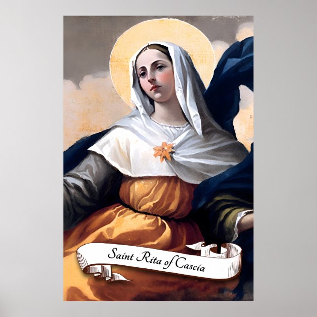 Saint Rita of Cascia Poster (Front)