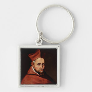 Saint Robert Bellarmin Keychain