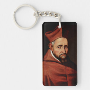 Saint Robert Bellarmin Keychain
