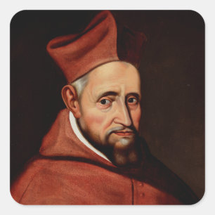 Saint Robert Bellarmin Square Sticker